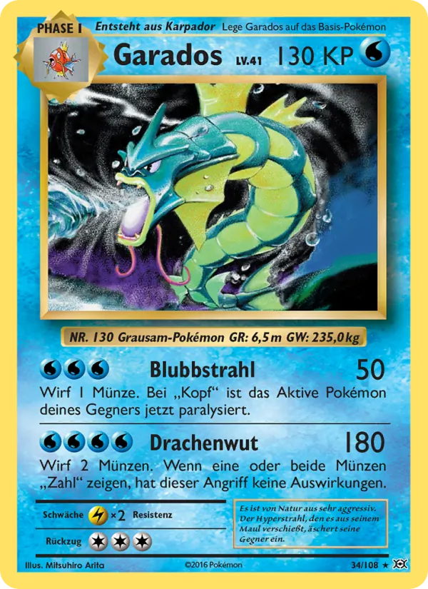Garados (Evolution #34/108)