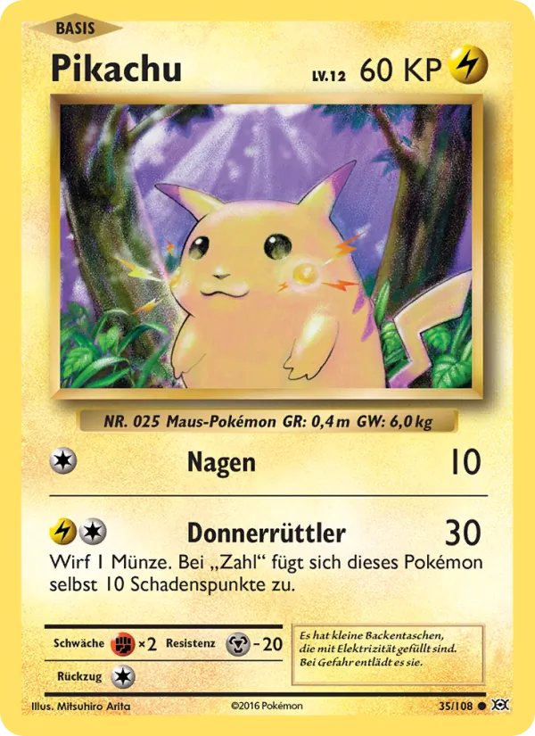 Pikachu (Evolutions #35/108)