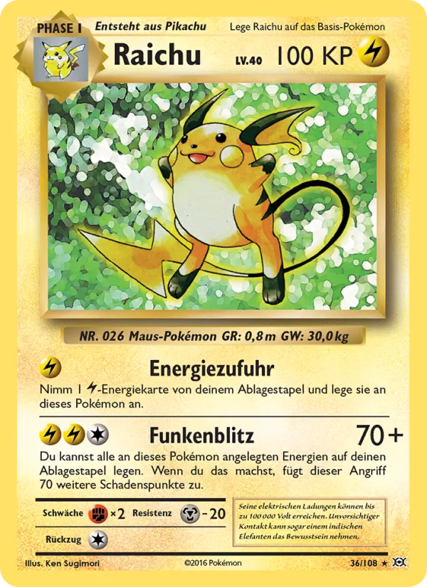 Raichu (Evolutions #36/108)