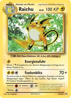 Raichu (Evolution #36/108)
