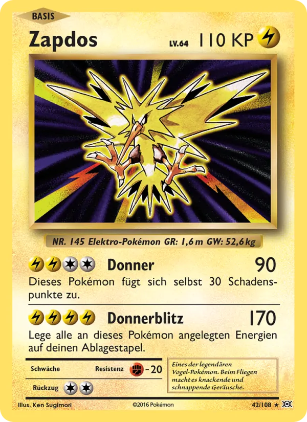 Zapdos (Evolutions #42/108)