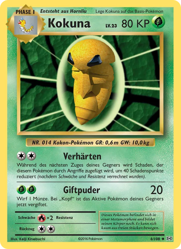 Kokuna (Evolution #6/108)