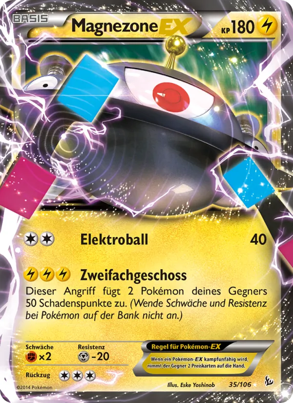 Magnezone EX (Flammenmeer #35/106)