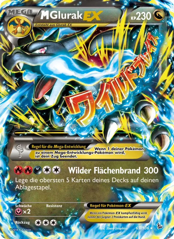 M-Glurak EX (Flammenmeer #69/106)