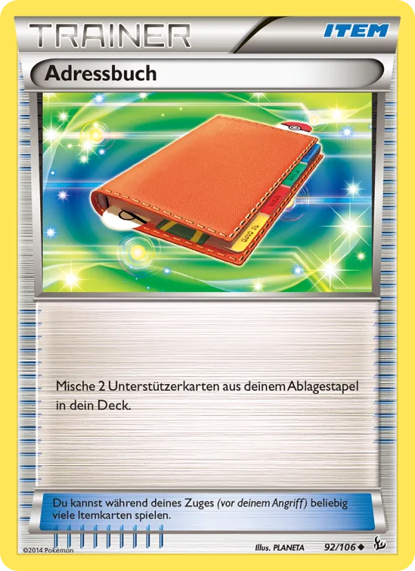 Adressbuch (Flashfire #92/106)