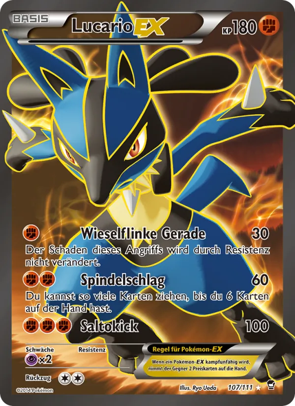 Lucario EX (Furious Fists #107/111)