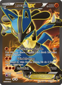 Lucario EX (Fliegende Fäuste #107/111)