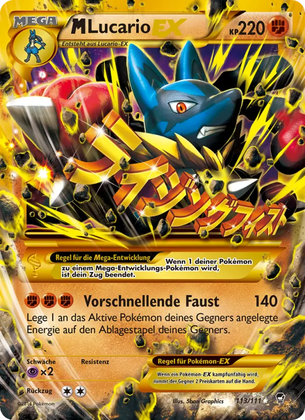 M Lucario EX (Fliegende Fäuste #113/111)