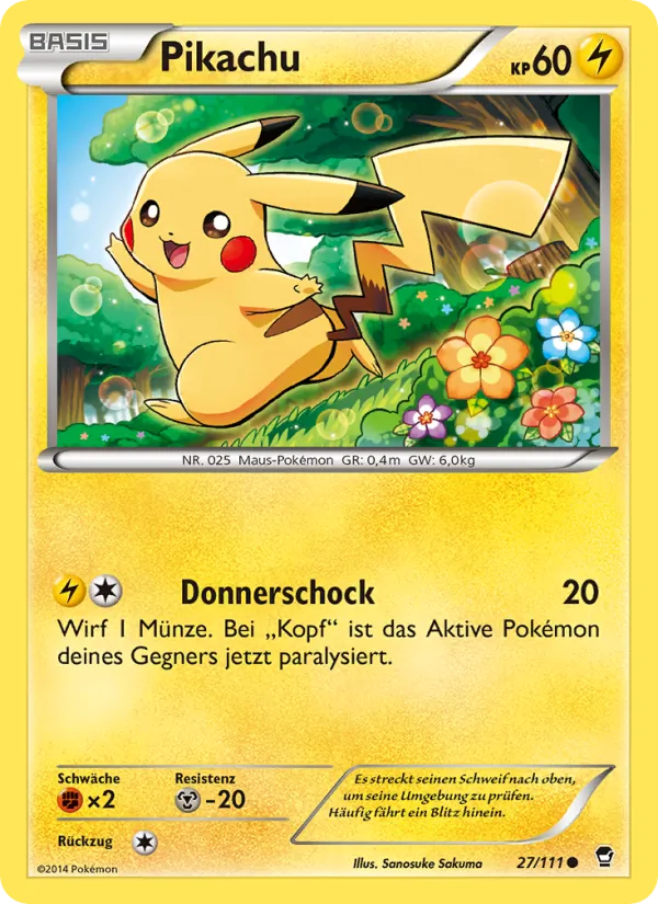 Pikachu (Fliegende Fäuste #27/111)