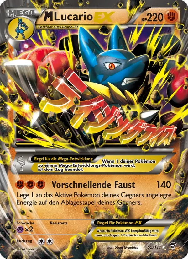 M Lucario EX (Furious Fists #55/111)