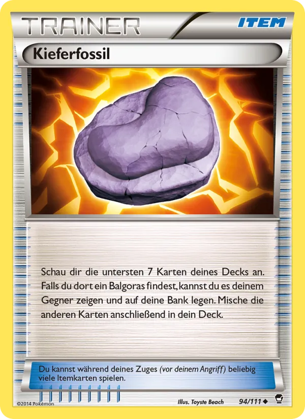 Kieferfossil (Furious Fists #94/111)