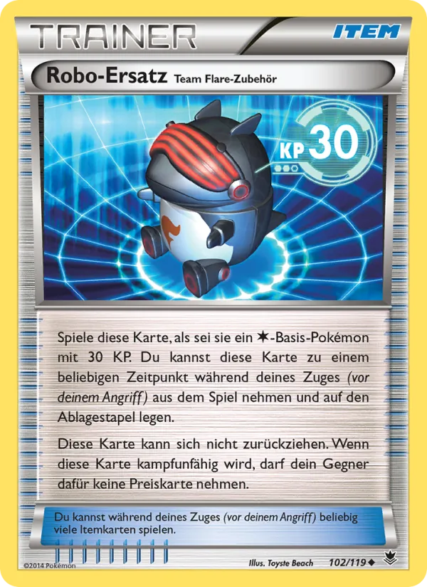 Robo-Ersatz Team Flare-Zubehör (Phantom Forces #102/119)