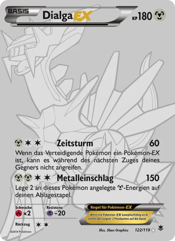 Dialga EX (Phantomkräfte #122/119)