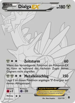 Dialga EX (Phantomkräfte #122/119)