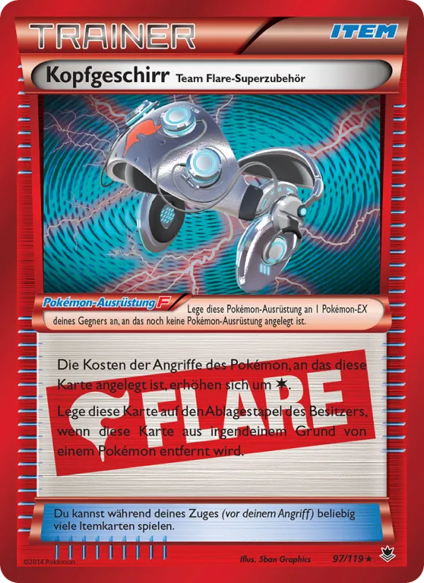 Kopfgeschirr Team Flare-Superzubehör (Phantom Forces #97/119)