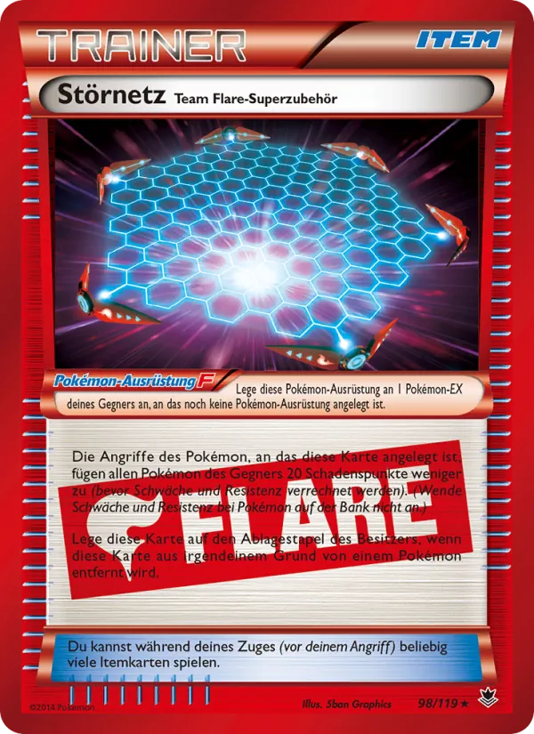 Störnetz Team Flare-Superzubehör (Phantom Forces #98/119)