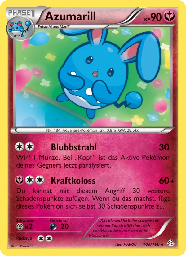 Azumarill (Protoshock #103/160)