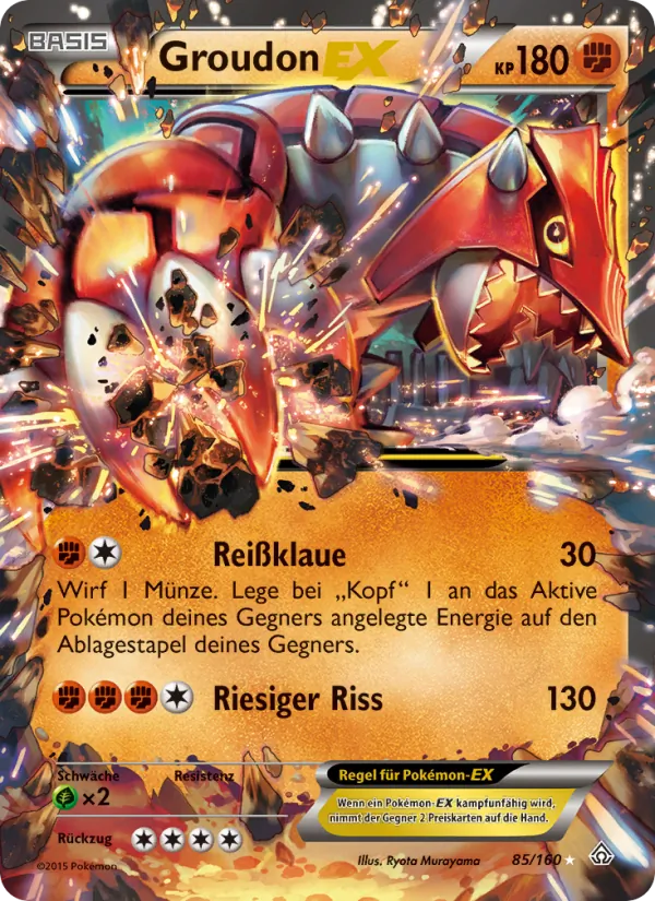 Groudon EX (Protoshock #85/160)