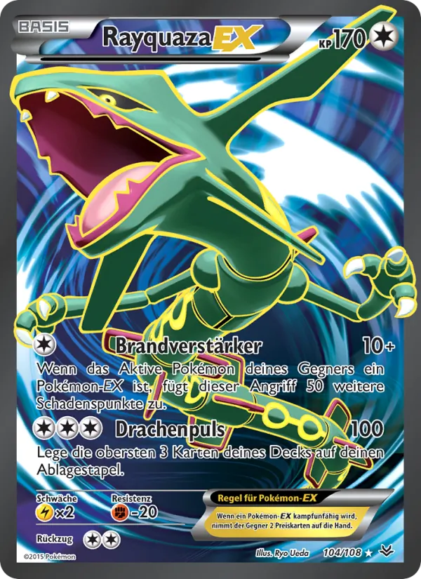 Rayquaza EX (Drachenleuchten #104/108)