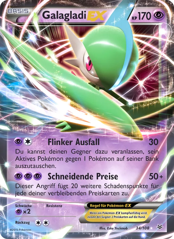 Galagladi EX (Roaring Skies #34/108)