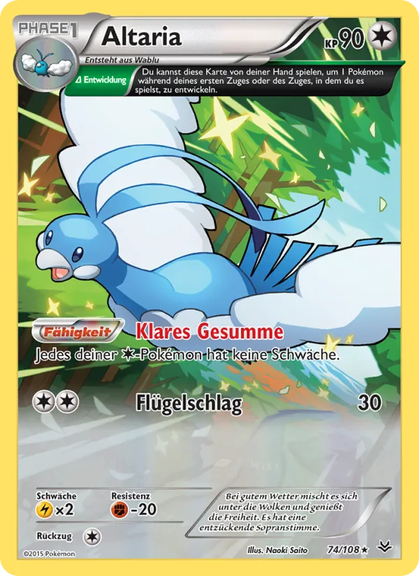 Altaria (Drachenleuchten #74/108)