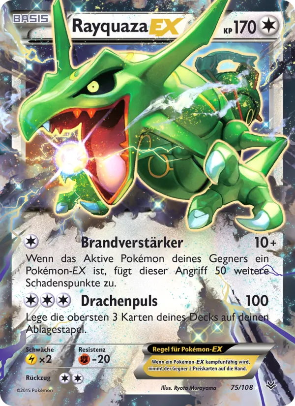 Rayquaza EX (Drachenleuchten #75/108)