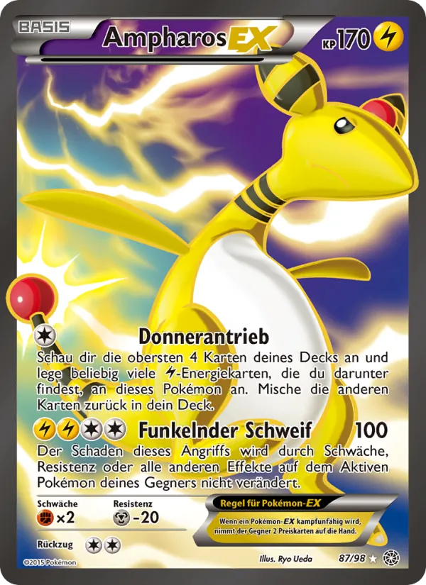 Ampharos EX (Ewiger Anfang #87/98)