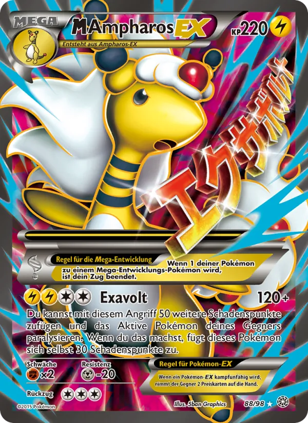 M-Ampharos EX (Ancient Origins #88/98)