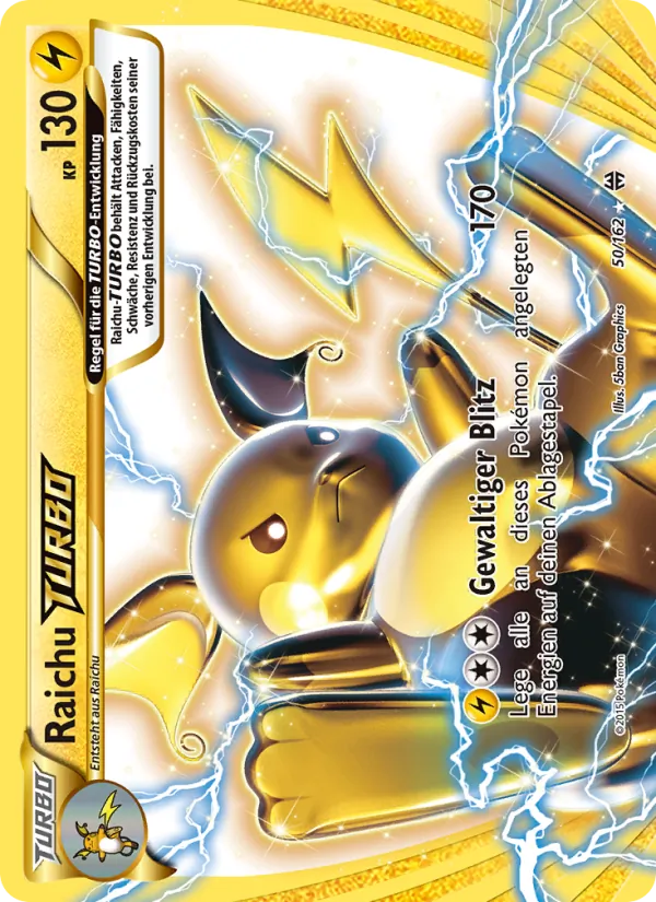 Raichu-TURBO (TURBOstart #50/162)