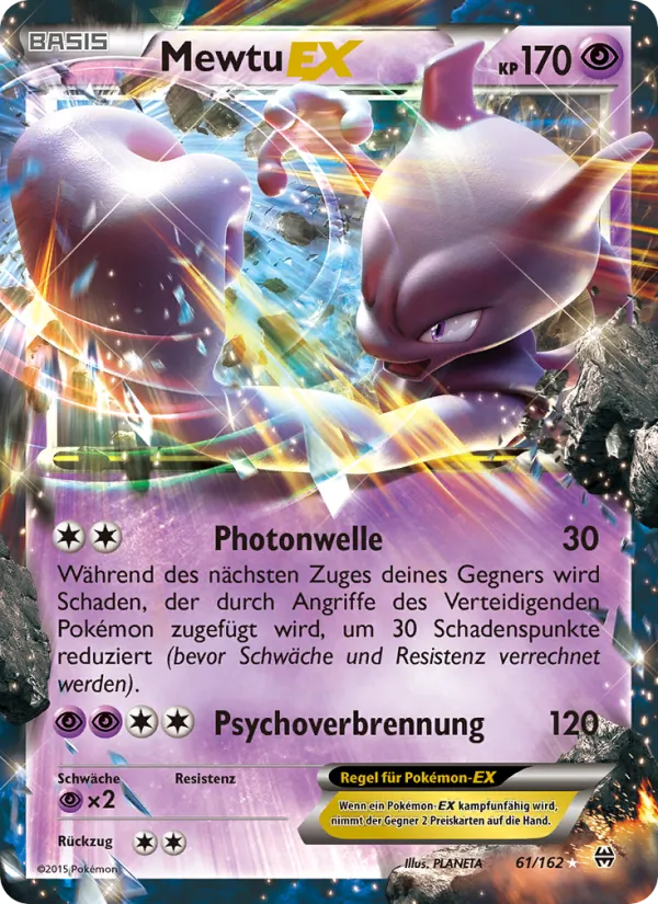 Mewtu EX (TURBOstart #61/162)