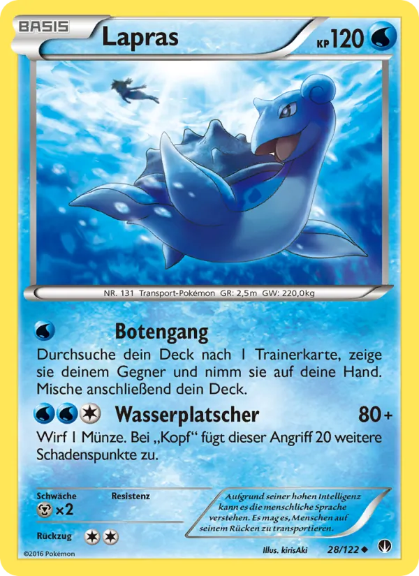 Lapras (TURBOfieber #28/122)