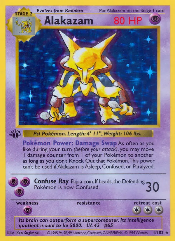 Alakazam (Base Set #1/102)