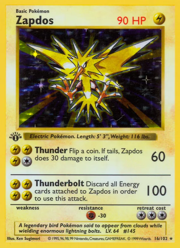 Zapdos (Base Set #16/102)
