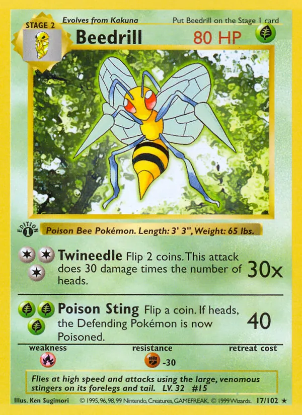 Beedrill (Base Set #17/102)