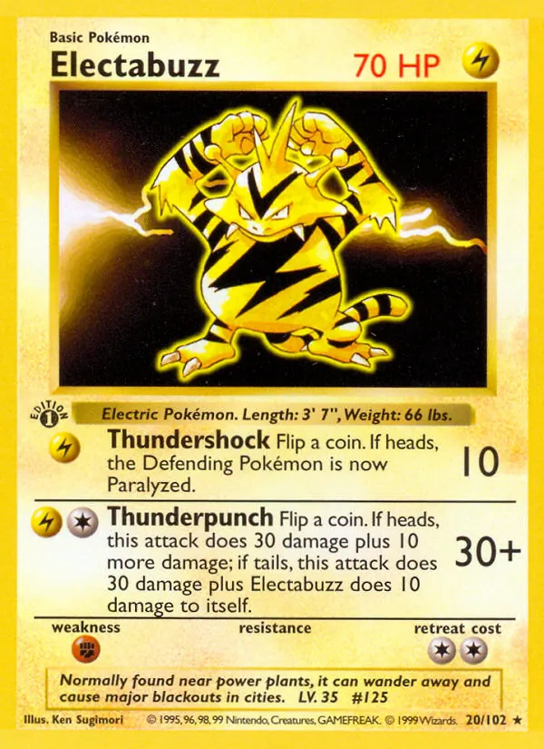 Electabuzz (Base Set #20/102)
