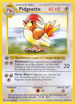 Pidgeotto (Base Set #22/102)