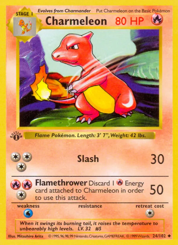 Charmeleon (Base Set #24/102)