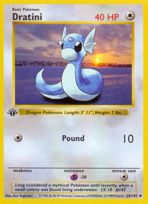 Dratini (Base Set #26/102)