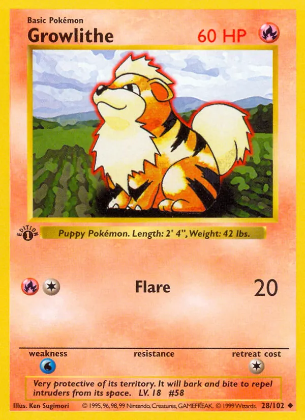 Growlithe (Base Set #28/102)