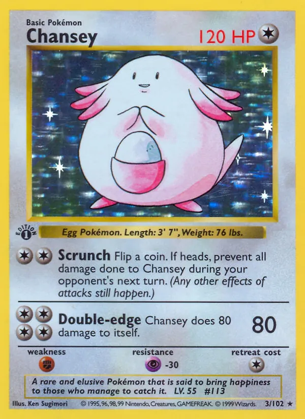 Chansey (Base Set #3/102)