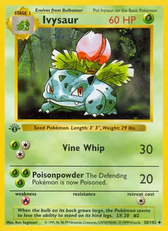 Ivysaur (Base Set #30/102)