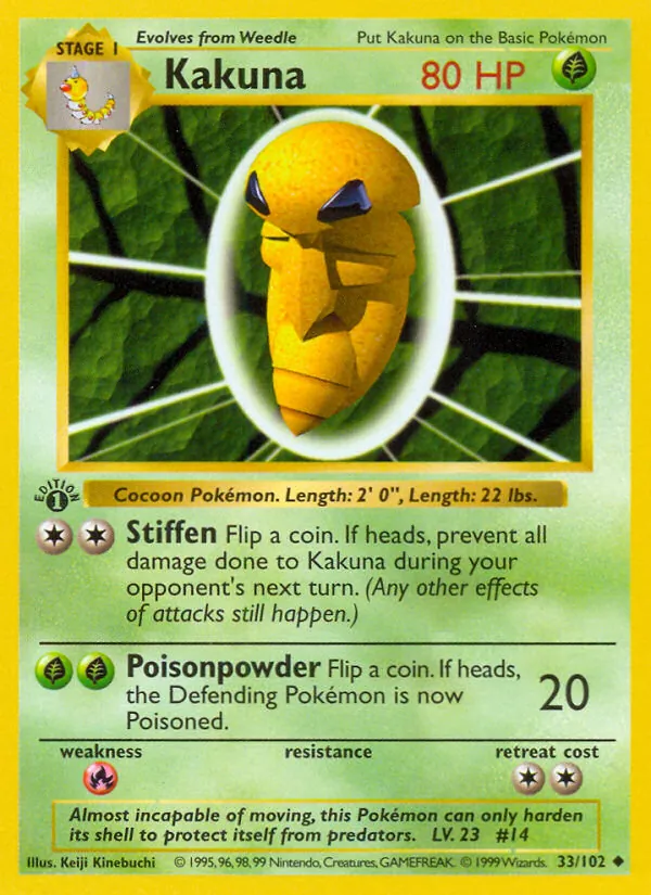 Kakuna (Base Set #33/102)