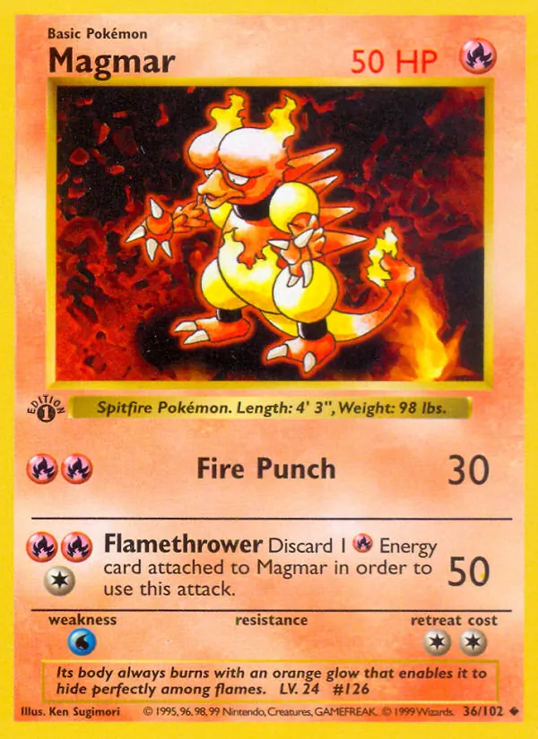 Magmar (Base Set #36/102)