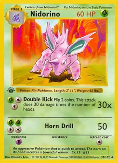 Nidorino (Grundset #37/102)