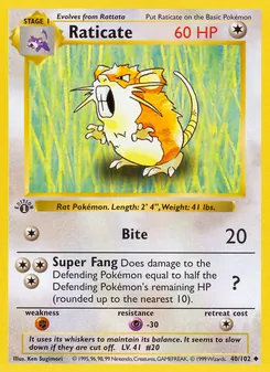 Raticate (Edición Básica #40/102)