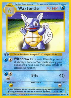 Wartortle (Base Set #42/102)