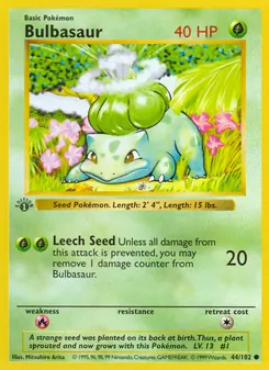 Bulbasaur (Base Set #44/102)