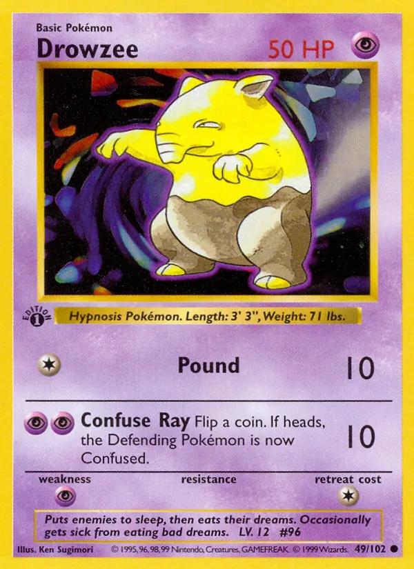 Drowzee (Base Set #49/102)