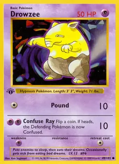 Drowzee (Base Set #49/102)
