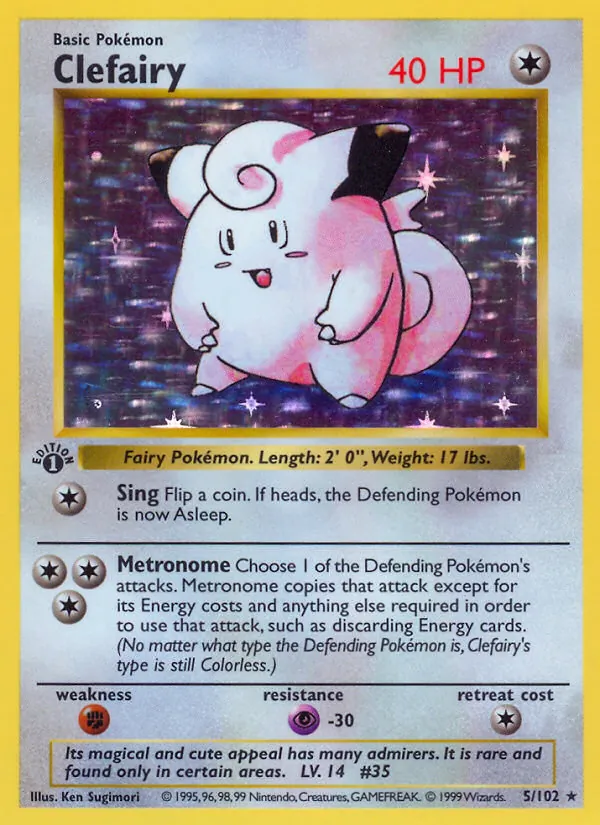 Clefairy (Base Set #5/102)